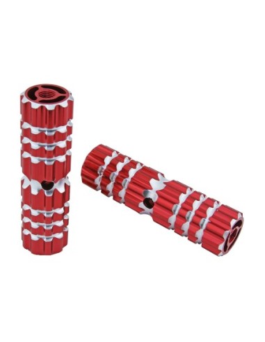 Alloy Pegs 661 24/26t W*1.10 L*4 1/2 Red.